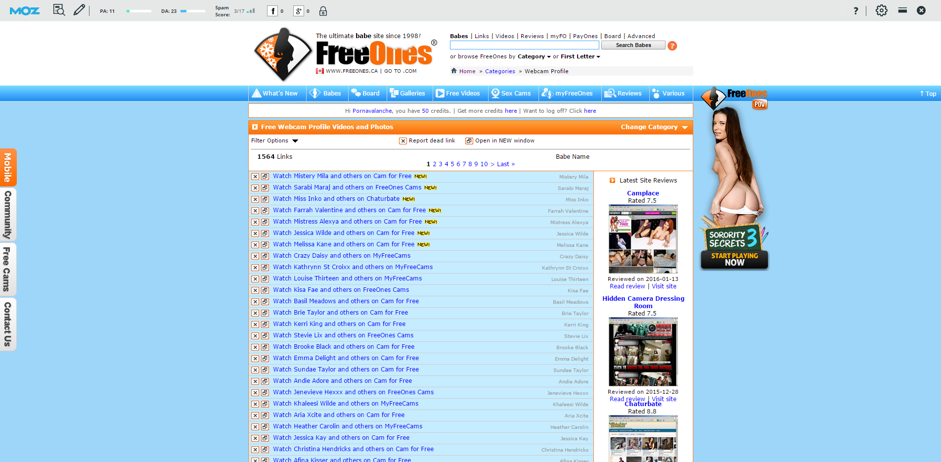 Freeones